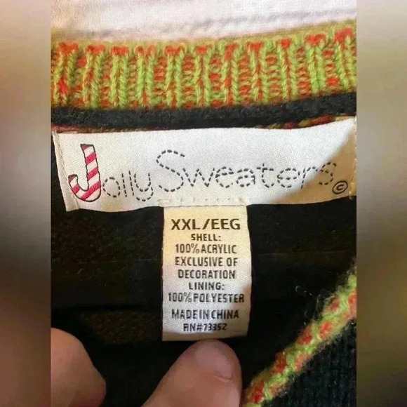 So Tacky I Twinkle Long Sleeve Knit Christmas Sweater - Picture 4 of 4